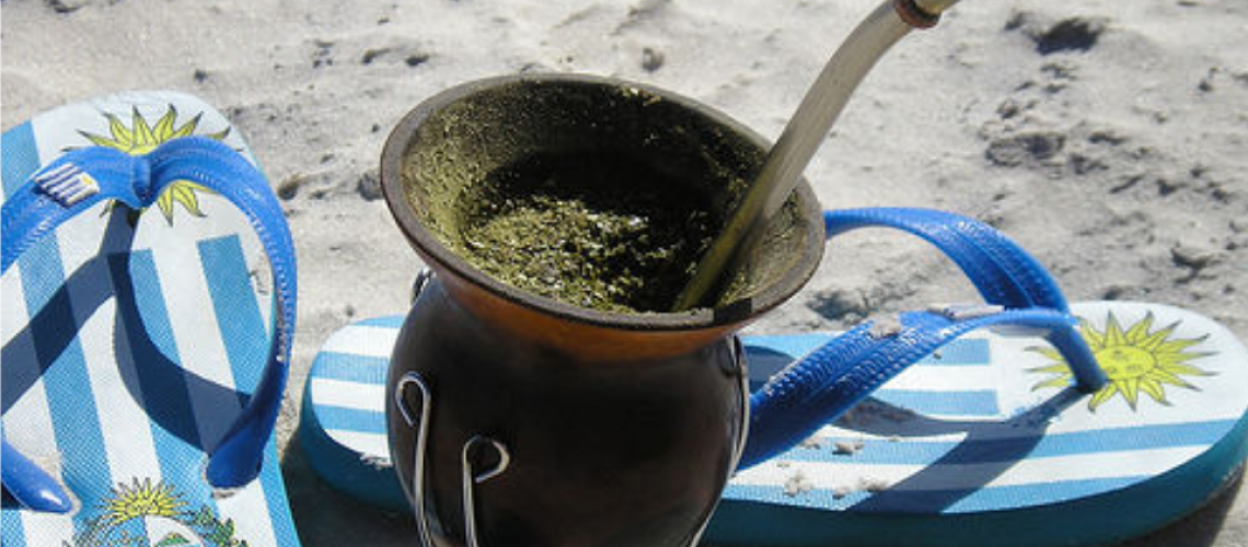 Flip flops and mate in uruguay